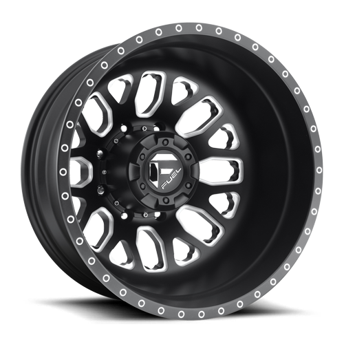 FF19_DUALLY_20x8.5_MATTE_BLK_AND_MILLED_REAR_A1_500
