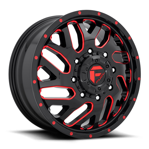 TRITON-DUALLY-8LUG-20x8_6282.25-GLOSS-BLK-W-CANDY-RED-FRONT-A1_500
